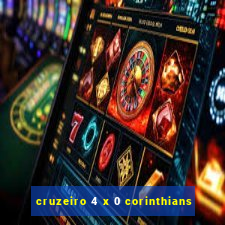 cruzeiro 4 x 0 corinthians